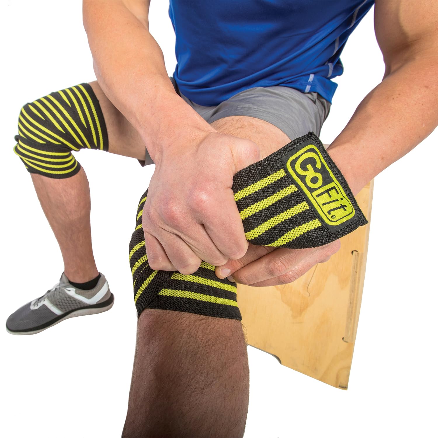 GoFit GF-UPKW Ultra Pro Knee Wraps, 2 Count - Image 9